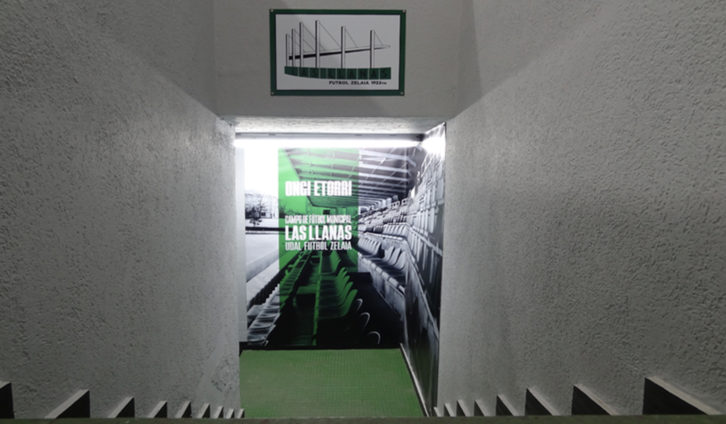 Estadio Las Llanas del Sestao River, cerrado durante dos jornadas.