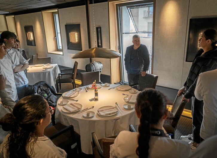 Arzak jatetxeko jangela. 