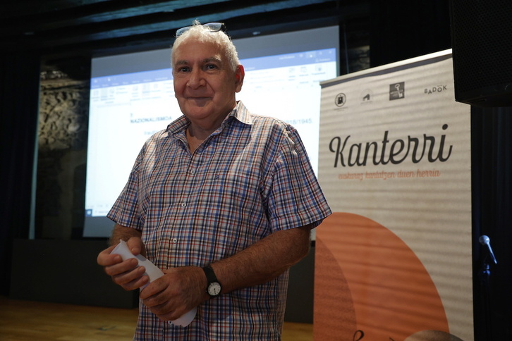 Joseba Sarrionandia, ‘Kanterri’ ikastaroan.