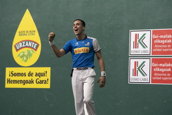 Javi Zabalak kostata baina merezita lortu du Buruz Burukoan bere lehen garaipena.