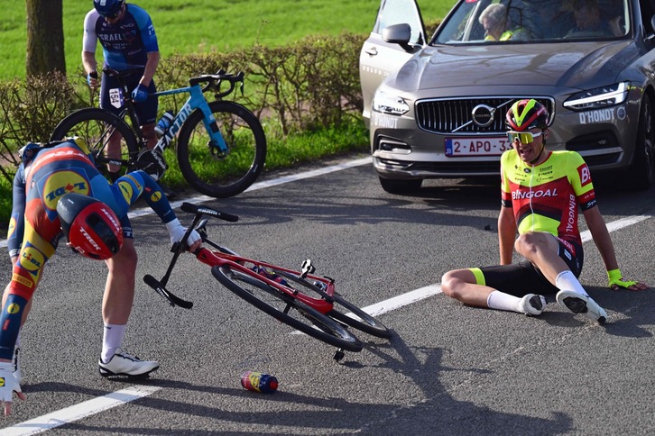 Las caídas no son algo nuevo en el ciclismo.