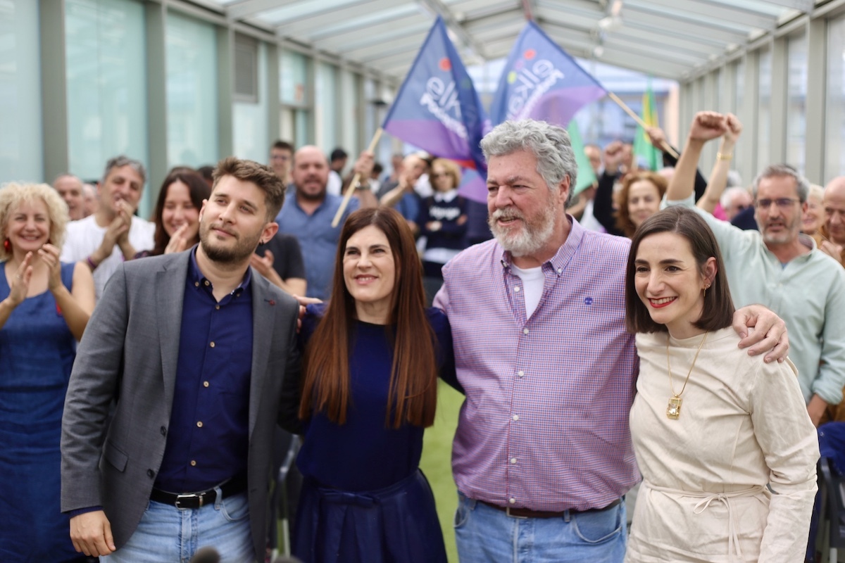 Acto de Podemos en Gasteiz. (ELKARREKIN PODEMOS)