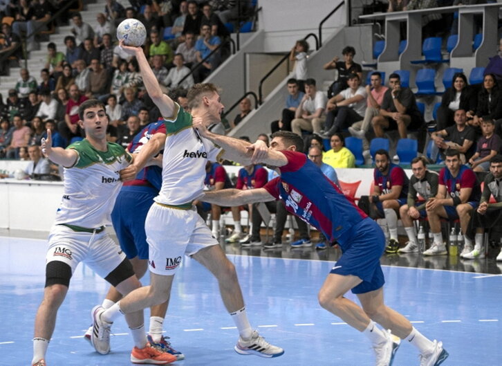 Anaitasuna ha tuteado al Barça quince minutos.