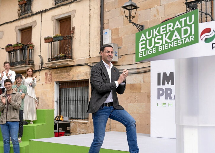 Acto del PNV en Araia.