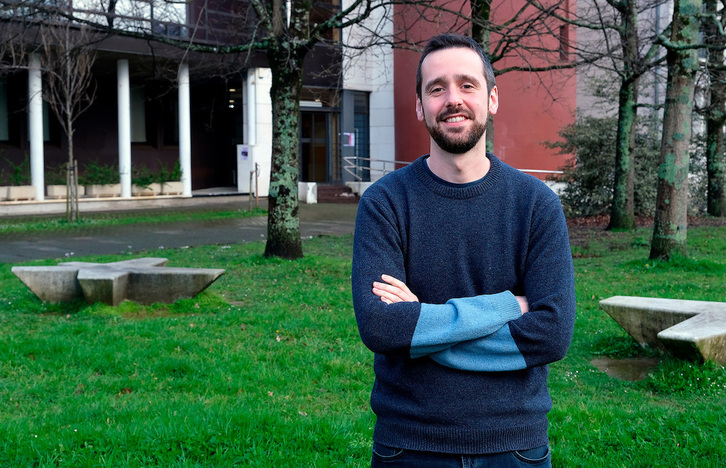 Mikel Subiza EHUko ikertzailea.