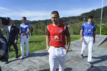 Aitor Elordi, Buruz Buruko txapelketaren aurkezpenean.