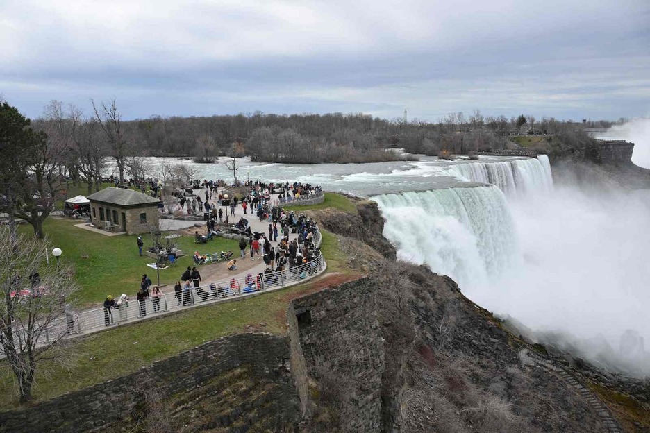 Vistas espectaculares desde Niagara Falls, en el estado de Nueva York. 