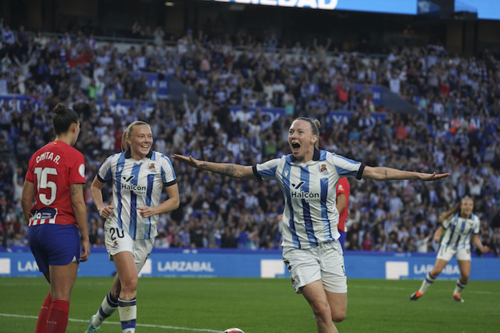 Las donostiarras pelearán por su segunda Copa tras imponerse al Atlético de Madrid en semifinales.