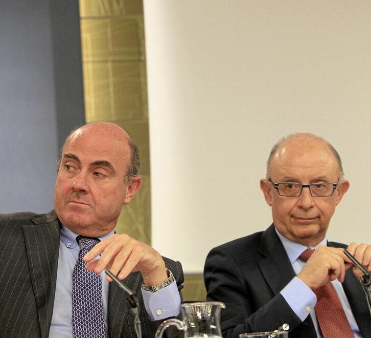 Luis de Guindos y Cristóbal Montoro, ministros cuando se implantaron estas Golden Visa.