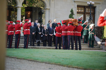 Goizean iritsi da Ardanzaren gorpua Ajuria Enea Jauregira.
