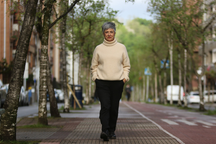 Ima Garrastatxu, exalcaldesa de Durango y ahora cabeza de lista de EH Bildu por Bizkaia.