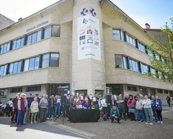 Comparecencia de vecinos en Laudio.