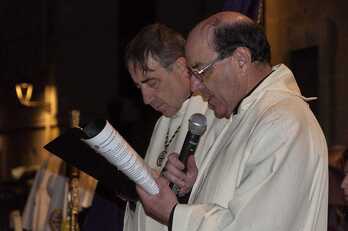 El nuevo arzobispo de Nafarroa, Florencio Roselló. 