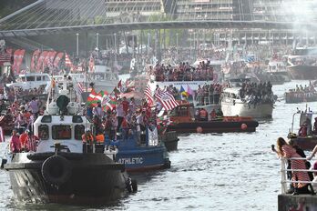 Jendetza ikaragarriak lagundu du Athletic ibilbide osoan. 
