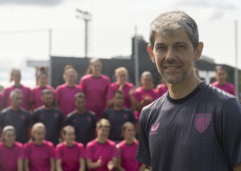 David Aznar, en Lezama.