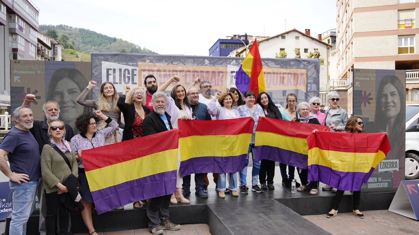 Acto de Elkarrekin Podemos. (@PodemosEuskadi_)