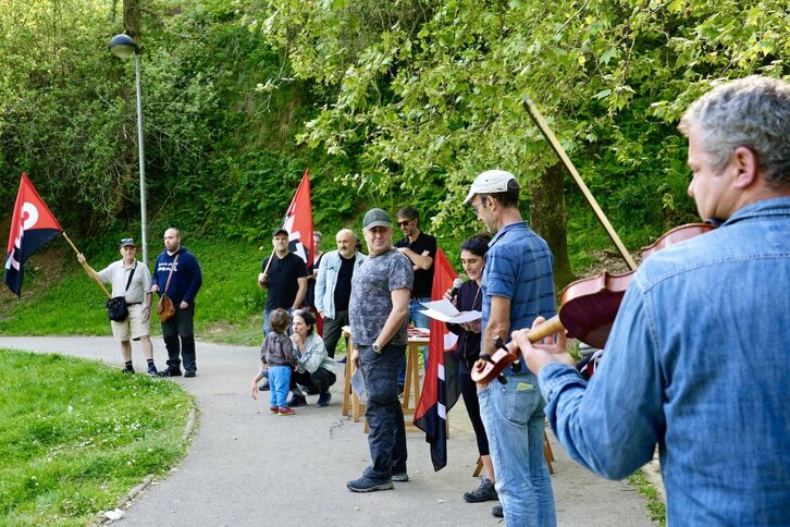 Acto celebrado en Donostia.