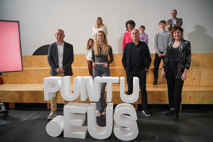 .EUS domeinuaren hamargarren urtemuga ospatzeko agerraldia, Bilbon. 