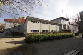 Polideportivo de Bidebieta, en Donostia.