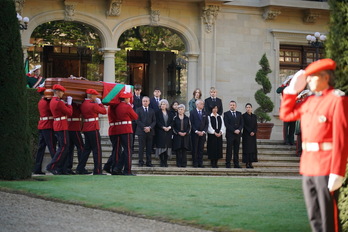 Les funérailles se sont déroulées mercredi 17 avril au palais Ajuria Enea. 
