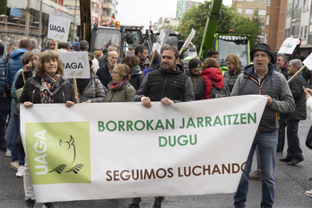 La protesta ha sido convocada por UAGA.