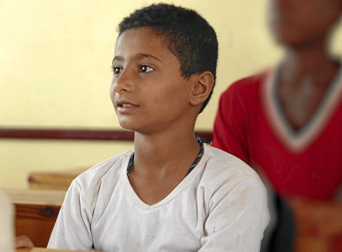 Yemengo mutiko bat eskolan. SAVE THE CHILDREN