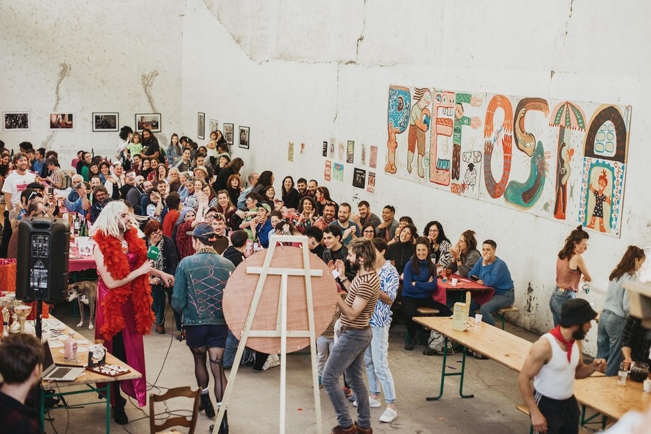 La journée a officiellement démarrée avec un apéritif à 11h30.
