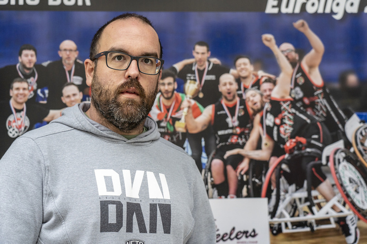 Asier García, capitán de Bidaideak Bilbao BSR.