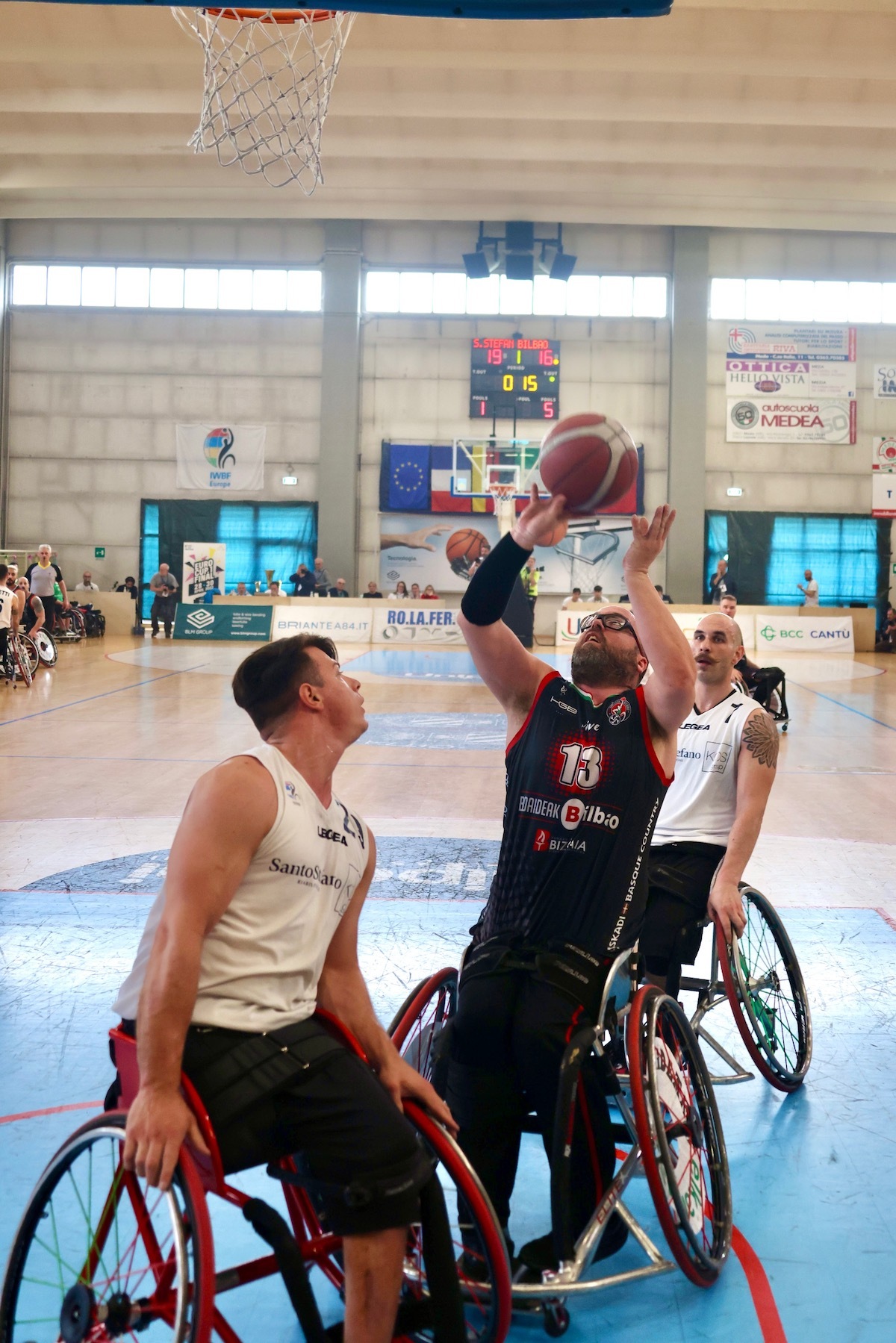 Asier García, en la final de la Eurocup del año pasado. (BIDAIDEAK BILBAO BSR)