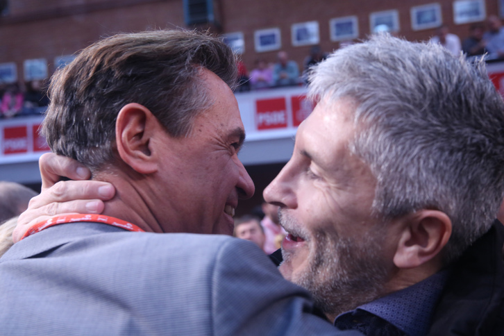 Lopez Aguilar eta Grande Marlaska, 2018ko ekitaldi batean.