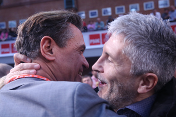 López Aguilar y Grande Marlaska, en una acto en 2018.