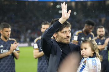 David Silva ha recibido la insignia de oro y brillantes de la Real.
