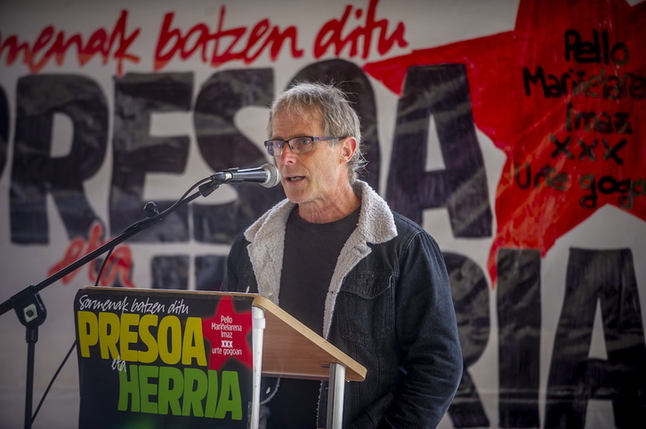 Pello Mariñelarenaren heriotzaren 30. urteurrena gogoratzeko, 2023ko maiatzaren 13an Etxarri Aranatzen eginiko ekitaldia.