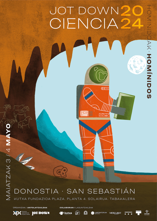 Irudian, ‘Jot Down Zientzia’ programaren kartela.