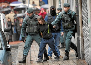 Beatriz Etxebarria fue detenida por la Guardia Civil en marzo de 2011.