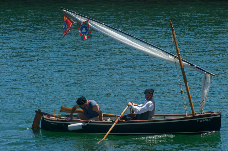 Participantes en una edición anterior de Batelero Eguna.