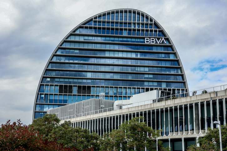 Sede central del BBVA en Madrid.