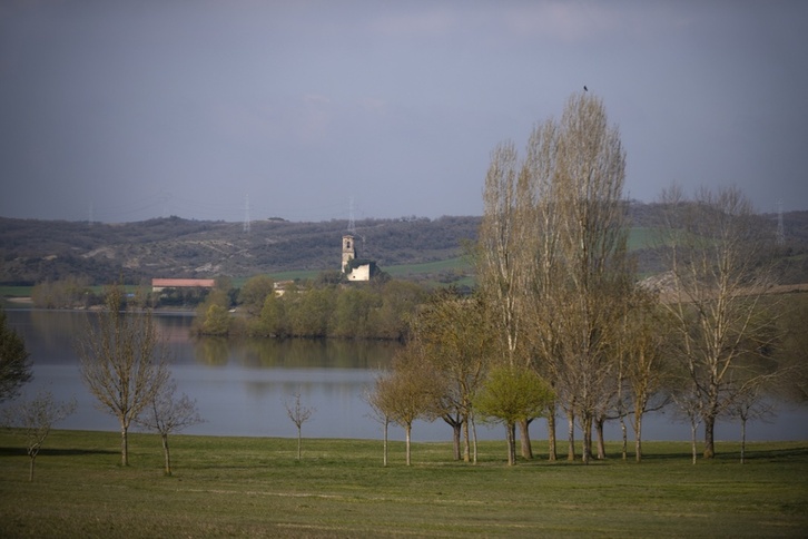 Garaioko parkea, artxiboko irudian.