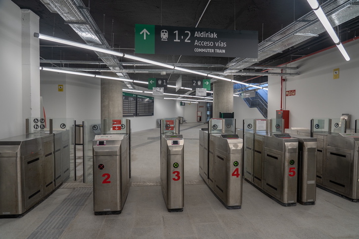 Estación de Renfe de Donostia.