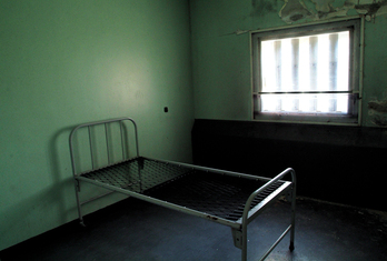 Una celda de la enfermería de Long Kesh donde murió Bobby Sands tras 66 días en huelga de hambre.