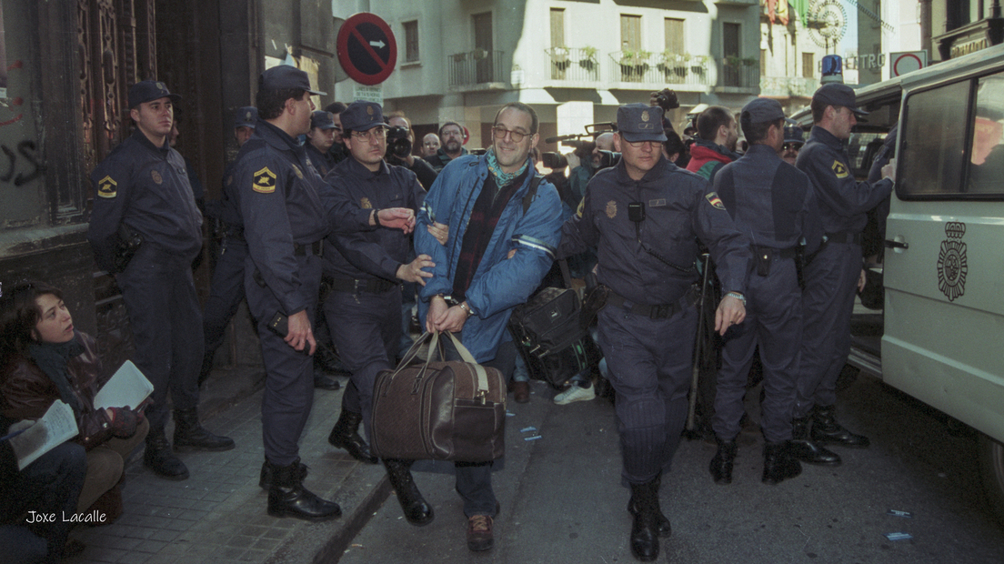 Adolfo Araiz HBko Mahai Nazionaleko kidearen atxiloketa, Alternatiba Demokratikoaren hedapenaren aurkako Auzitegi Nazionalaren operazioaren barruan. 