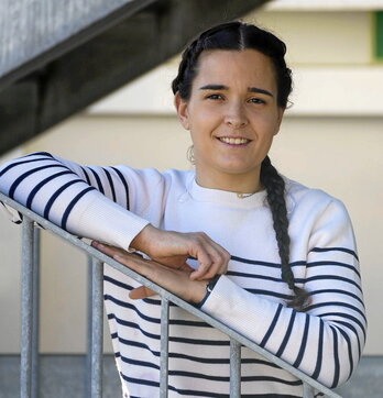Maria Amundarain sukaldari gaztea.