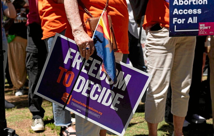 Protesta de Arizona por el Acceso al aborto, iniciativa electoral por la reforma de la Constitución de Arizona.