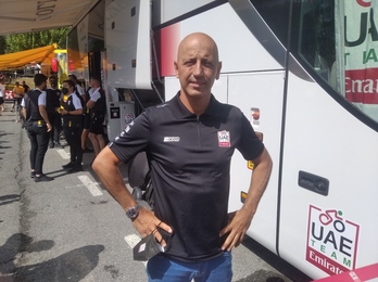 Joxean Fernández Matxin afronta el Giro tras un gran comienzo de temporada del UAE.