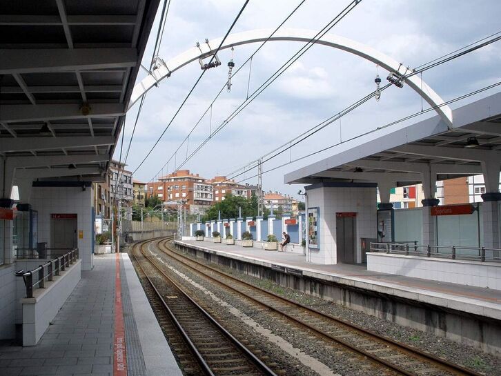 Estación del metro de Sopela.