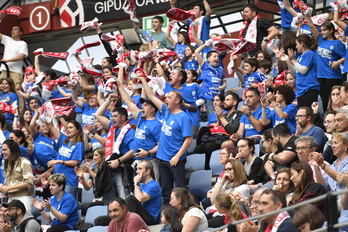 Bera Berako zaleak, 2022ko Kopako partidan.