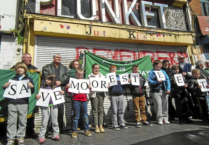 Memorialistas y descendientes de los rebeldes que protagonizaron el Levantamiento de Pascua, en una acción por la preservación del escenario donde se proclamó una república para Irlanda.