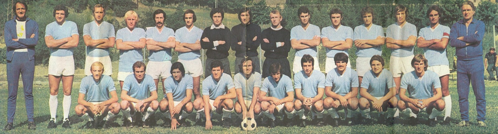 La plantilla de la Lazio 1973-74. (Wikimedia Commons)