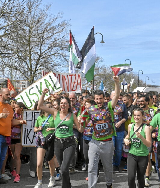 Korrika maiatzaren 24an iritsi zen Baionara.