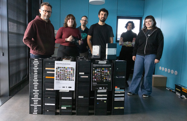 Gabriel Villota, Libe Belandia, Arturo Rodriguez, Pablo Maravi, Arantza Lauzirika eta Leire Saenz.